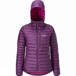 Rab Womens Microlight Alpine Jacket Berry/ Tayberry